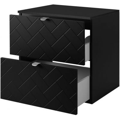 Zestaw Rodan Trend szafka 60 cm podumywalkowa z blatem czarny (5906154450843, 5906154451888)