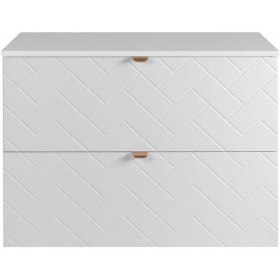 Zestaw Rodan Trend szafka 80 cm podumywalkowa z blatem biały (5906154450829, 5906154451918)