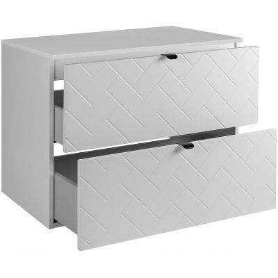 Zestaw Rodan Trend szafka 80 cm podumywalkowa z blatem biały (5906154450829, 5906154451918)