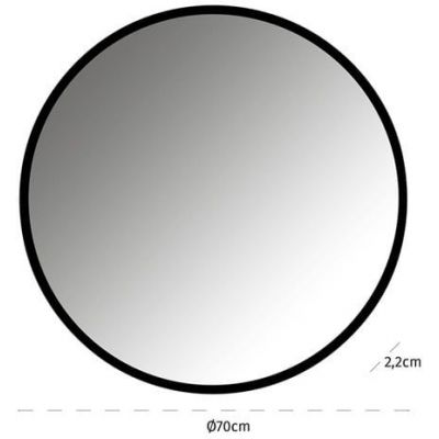 Richmond Maeron lustro 70 cm czarne -MI-0055