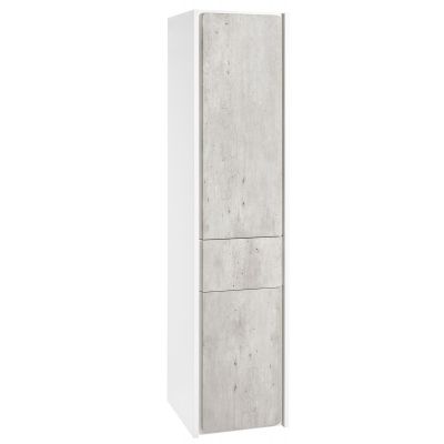 Roca Ronda szafka boczna 140 cm kolumna lewa cement/biały mat A857344453