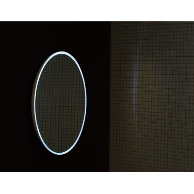 Sapho Float lustro 72 cm okrągłe z oświetleniem LED biały połysk barwa neutralna 22574