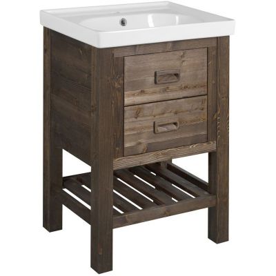 Sapho Brand szafka 56x43x83 cm podumywalkowa stojąca dąb BA068S