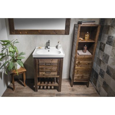 Sapho Brand szafka 56x43x83 cm podumywalkowa stojąca dąb BA068S