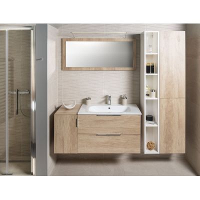 Sapho Espace szafka 172 cm boczna wisząca słupek biały połysk ESC100-3030