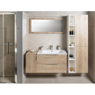 Sapho Espace szafka 172 cm boczna wisząca słupek dąb Alabama ESC230-2222