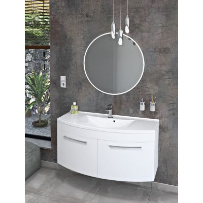 Sapho Julie szafka 120 cm podumywalkowa wisząca biały połysk JU120-3030