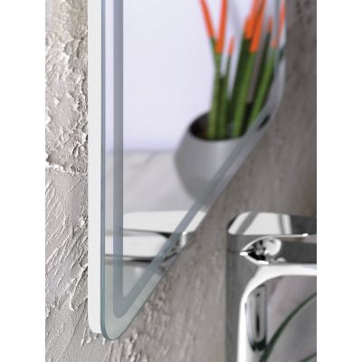Sapho Nyx lustro 90x50 cm prostokątne z oświetleniem LED NY090