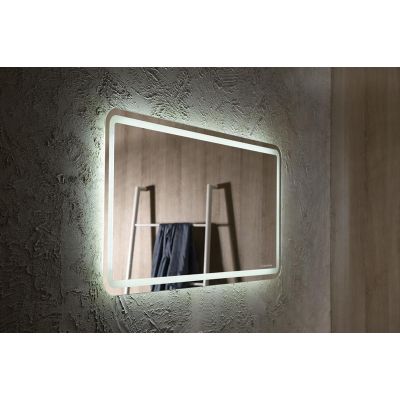 Sapho Nyx lustro 100x50 cm prostokątne z oświetleniem LED NY100