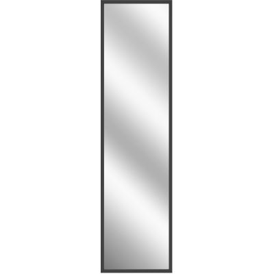 Styler Floryda lustro prostokątne 122x32 cm czarne LU-12361