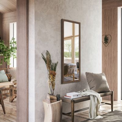 Styler Kiruna lustro 47x127 cm prostokątne drewno LU-12440