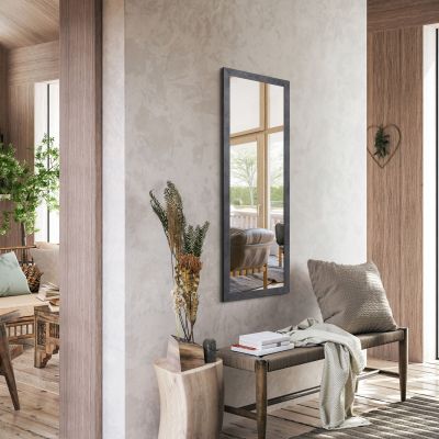 Styler Kiruna lustro 47x127 cm prostokątne grafit LU-12442