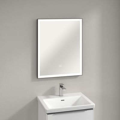 Villeroy & Boch Subway 3.0 lustro 60x75 cm prostokątne z oświetleniem srebrny A46360BC