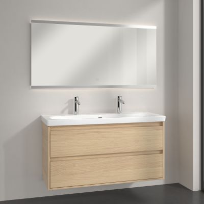 Villeroy & Boch More to See Square lustro 140x70 cm prostokątne z oświetleniem A4751400