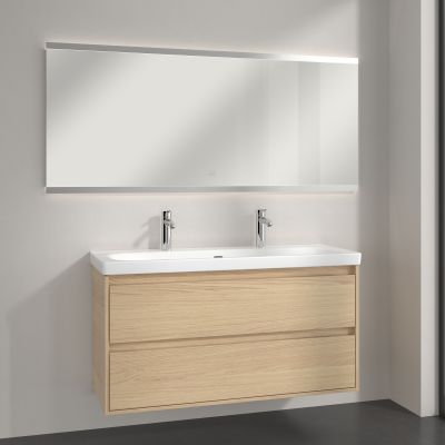 Villeroy & Boch More to See Square lustro 160x70 cm prostokątne z oświetleniem A4751600