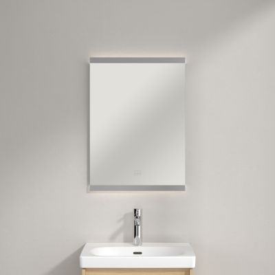 Villeroy & Boch More to See Square lustro 50x70 cm prostokątne z oświetleniem A4755000