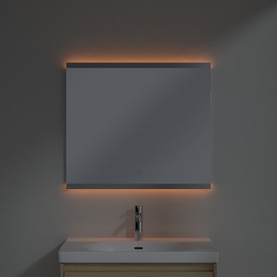 Villeroy & Boch More to See Square lustro 80x70 cm prostokątne z oświetleniem A4758000