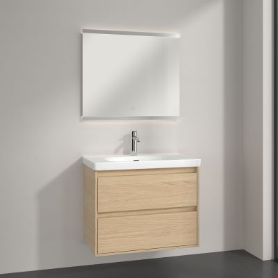 Villeroy & Boch More to See Square lustro 80x70 cm prostokątne z oświetleniem A4758000