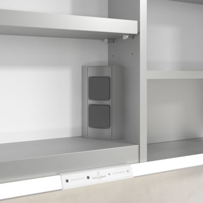 Villeroy & Boch My View+ szafka 100x16,8x75 cm z lustrem aluminium A4811000