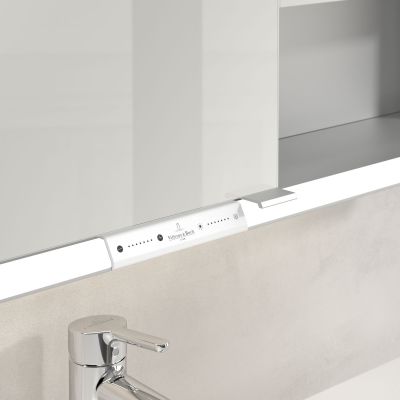 Villeroy & Boch My View+ szafka 100x16,8x75 cm z lustrem aluminium A4811000