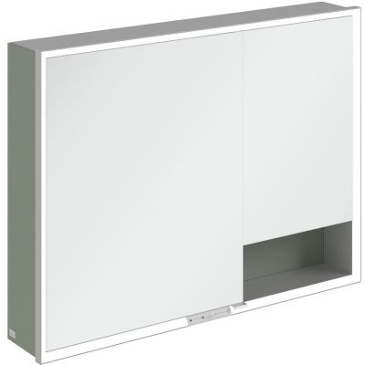 Villeroy & Boch My View+ szafka 75x16,8x100 cm z lustrem Soft Green A48110AF