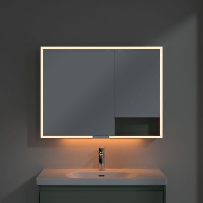 Villeroy & Boch My View+ szafka 100x16,8x75 cm z lustrem Soft Green A48110AF