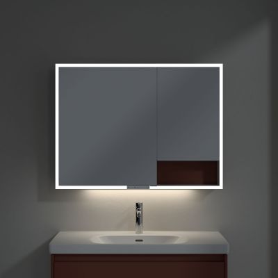 Villeroy & Boch My View+ szafka 100x16,8x75 cm z lustrem Wine Red A48110AH