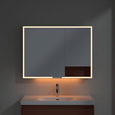 Villeroy & Boch My View+ szafka 100x16,8x75 cm z lustrem Wine Red A48110AH