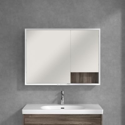 Villeroy & Boch My View+ szafka 75x16,8x100 cm z lustrem Stone Oak A48110RK