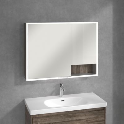 Villeroy & Boch My View+ szafka 100x16,8x75 cm z lustrem Stone Oak A48110RK