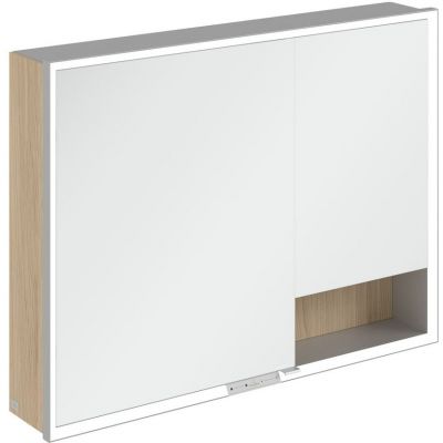 Villeroy & Boch My View+ szafka 75x16,8x100 cm z lustrem Nordic Oak A48110VJ