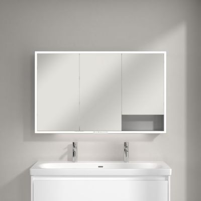 Villeroy & Boch My View+ szafka 75x16,8x120 cm z lustrem aluminium A4811200
