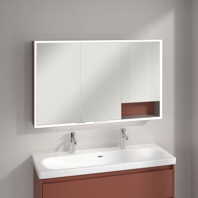 Villeroy & Boch My View+ szafka 120x16,8x75 cm z lustrem Wine Red A48112AH