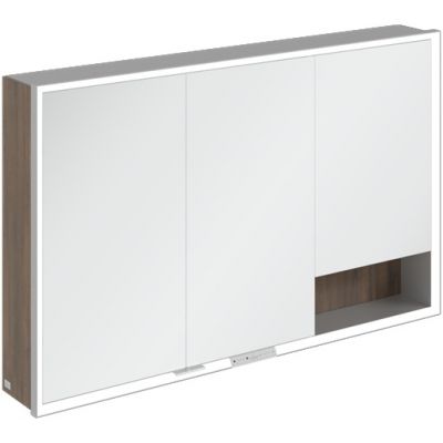 Villeroy & Boch My View+ szafka 75x16,8x120 cm z lustrem Arizona Oak A48112VH