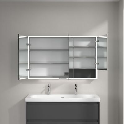 Villeroy & Boch My View+ szafka 75x16,8x120 cm z lustrem Graphite A48112VR