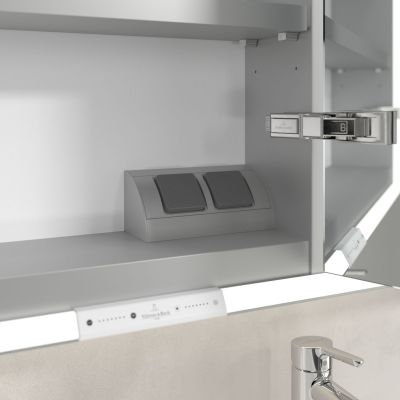 Villeroy & Boch My View+ szafka 120x16,8x75 cm z lustrem Graphite A48112VR