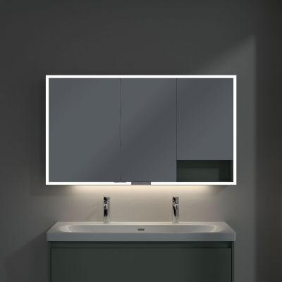 Villeroy & Boch My View+ szafka 130x16,8x75 cm z lustrem Soft Green A48113AF