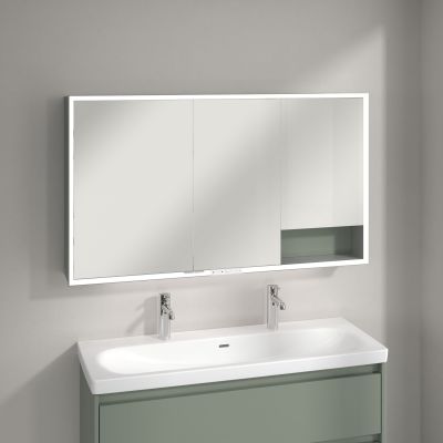Villeroy & Boch My View+ szafka 130x16,8x75 cm z lustrem Soft Green A48113AF