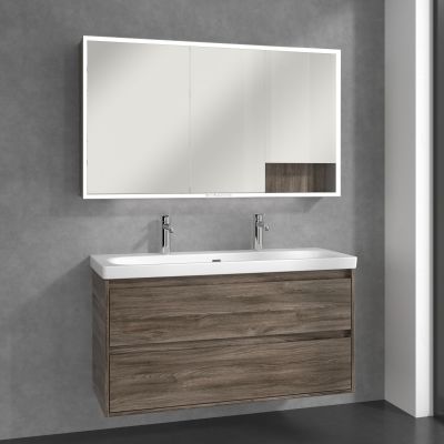 Villeroy & Boch My View+ szafka 130x16,8x75 cm z lustrem Stone Oak A48113RK