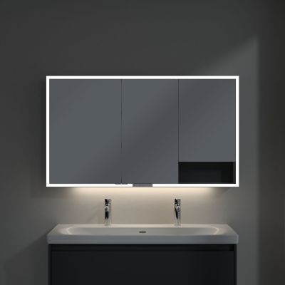 Villeroy & Boch My View+ szafka 130x16,8x75 cm z lustrem Graphite A48113VR