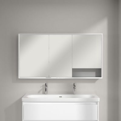 Villeroy & Boch My View+ szafka 75x16,8x140 cm z lustrem aluminium A4811400