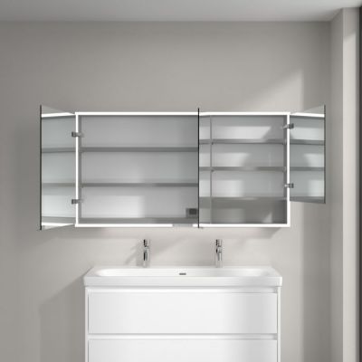 Villeroy & Boch My View+ szafka 75x16,8x140 cm z lustrem aluminium A4811400