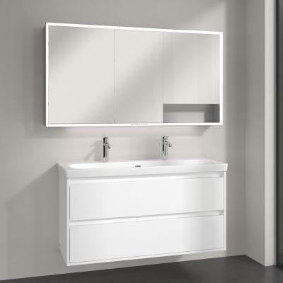Villeroy & Boch My View+ szafka 140x16,8x75 cm z lustrem aluminium A4811400