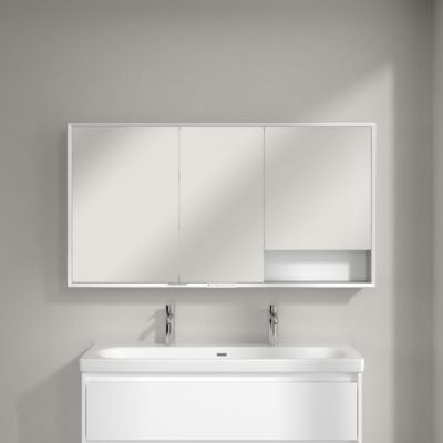 Villeroy & Boch My View+ szafka 75x16,8x140 cm z lustrem Brilliant White A48114VE
