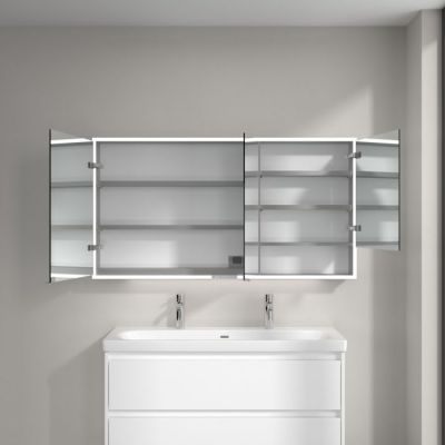 Villeroy & Boch My View+ szafka 75x16,8x140 cm z lustrem Brilliant White A48114VE