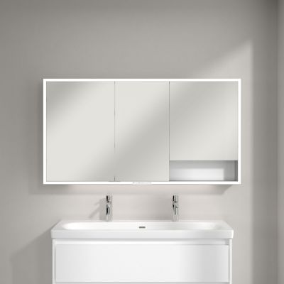 Villeroy & Boch My View+ szafka 140x16,8x75 cm z lustrem Brilliant White A48114VE