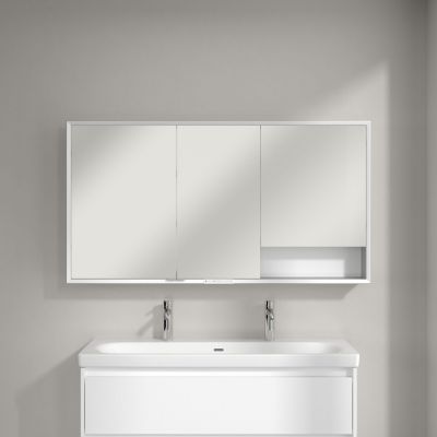 Villeroy & Boch My View+ szafka 140x16,8x75 cm z lustrem Brilliant White A48114VE