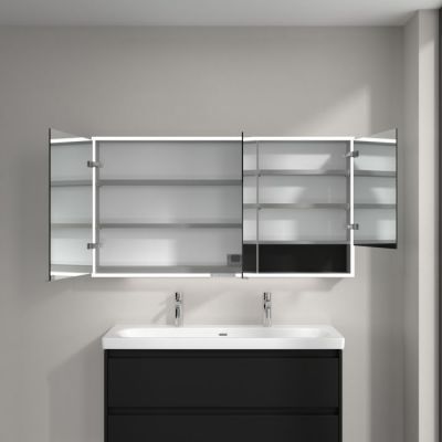 Villeroy & Boch My View+ szafka 75x16,8x140 cm z lustrem Volcano Black A48114VL