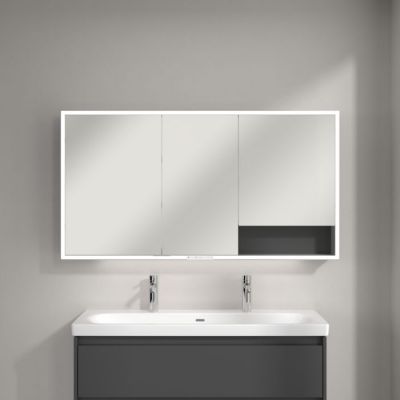 Villeroy & Boch My View+ szafka 75x16,8x140 cm z lustrem Graphite A48114VR