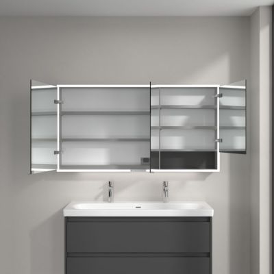 Villeroy & Boch My View+ szafka 75x16,8x140 cm z lustrem Graphite A48114VR